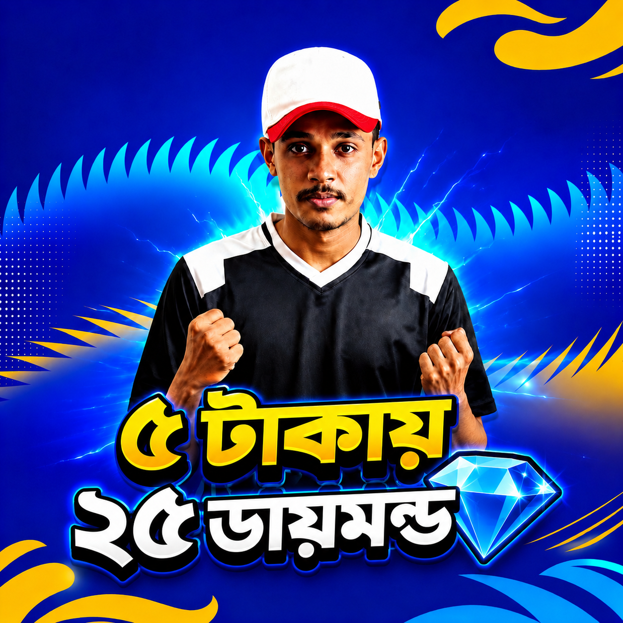 ৫ টাকায় ২৫ ডায়মন্ড💎